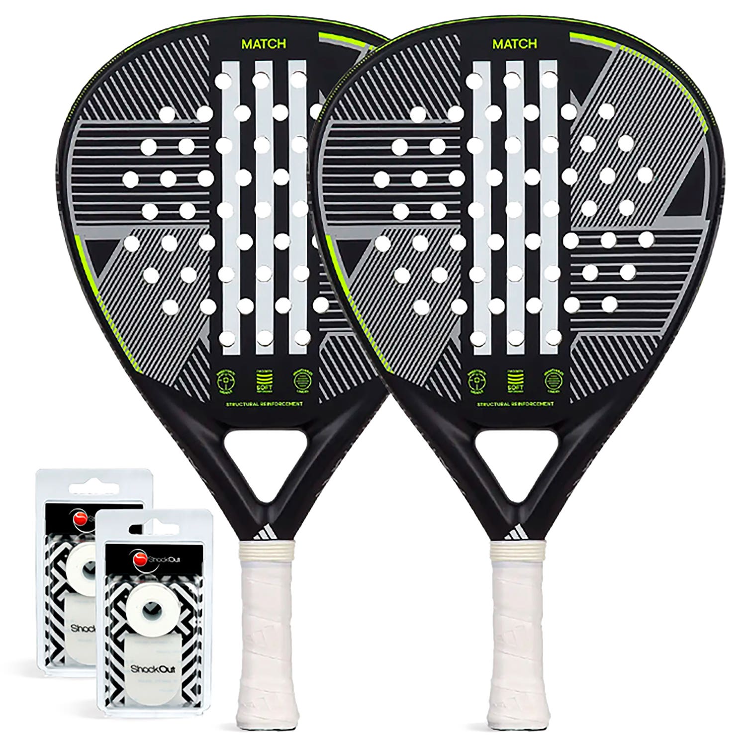 PACK DUO ADIDAS MATCH LIME