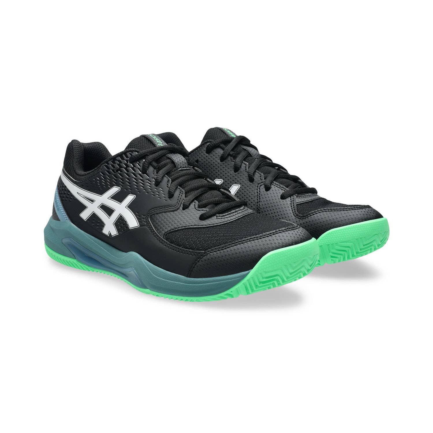ASICS GEL-DEDICATE 8 PADEL NEGRO/VERDE 1041A414