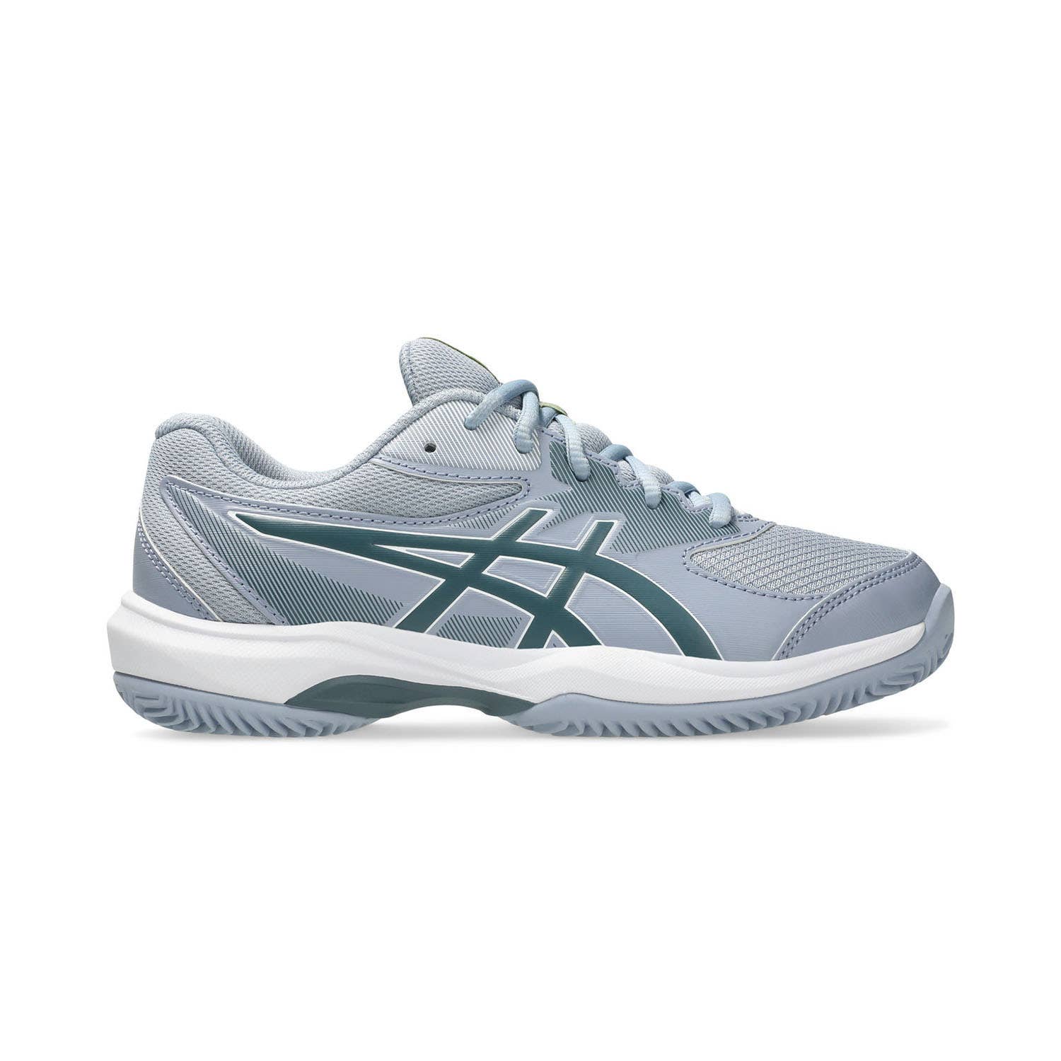 ASICS GEL-GAME GS CLAY/OC GRIS/AZUL JUNIOR 1044A082