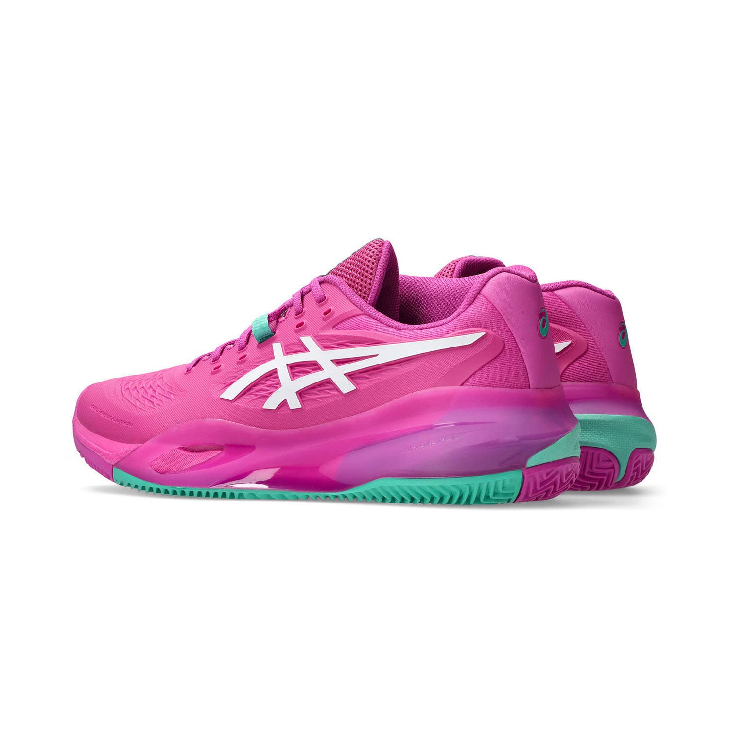 ASICS GEL-RESOLUTION X CLAY ROSA/TURQUESA 1041A485