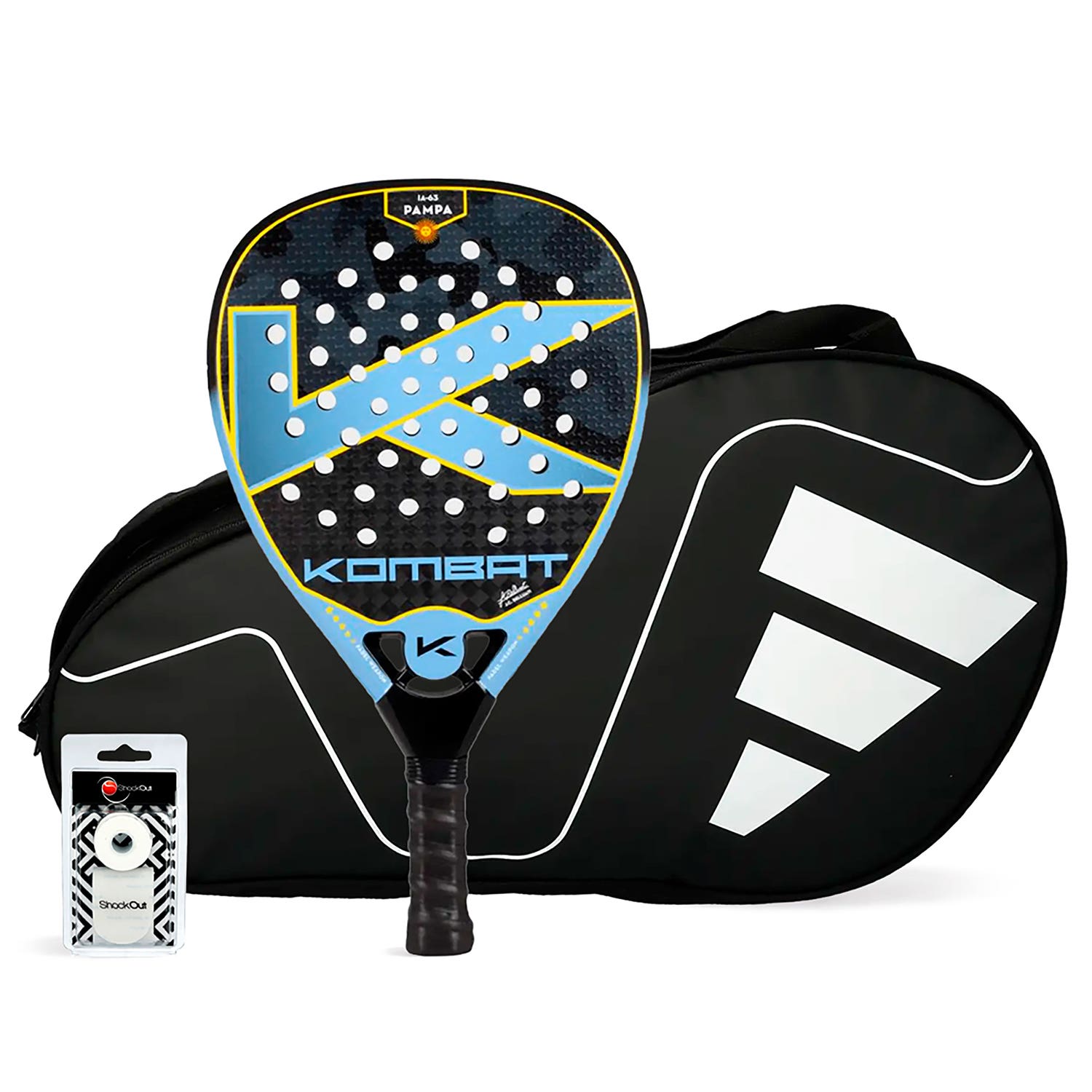 PACK KOMBAT PAMPA PALETERO ADIDAS CARBON CONTROL
