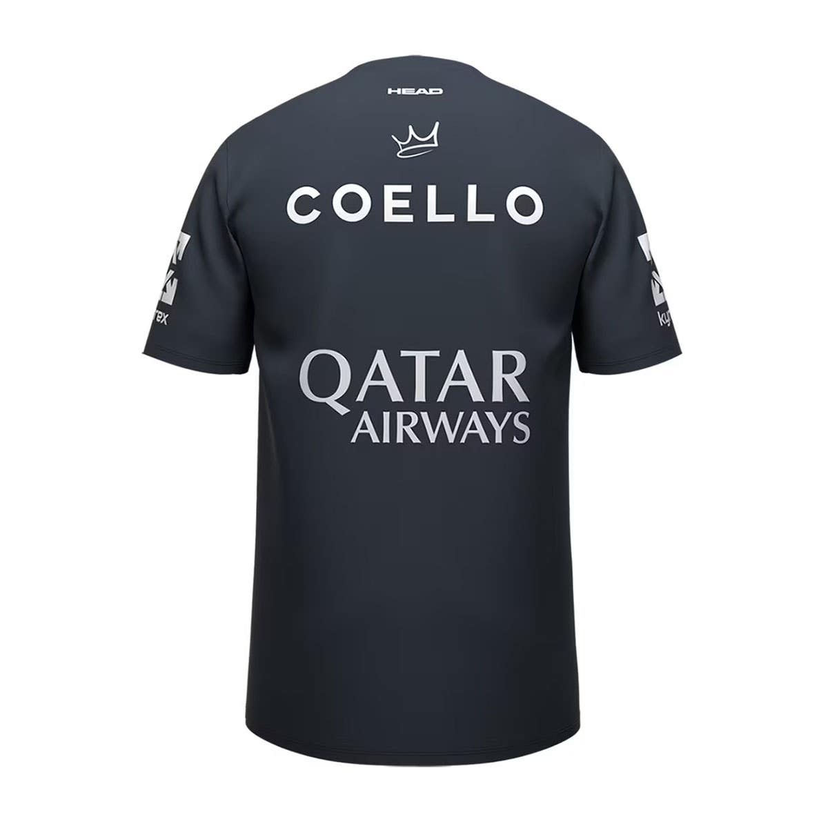CAMISETA HEAD ARTURO COELLO SPONSOR AZUL MARINO