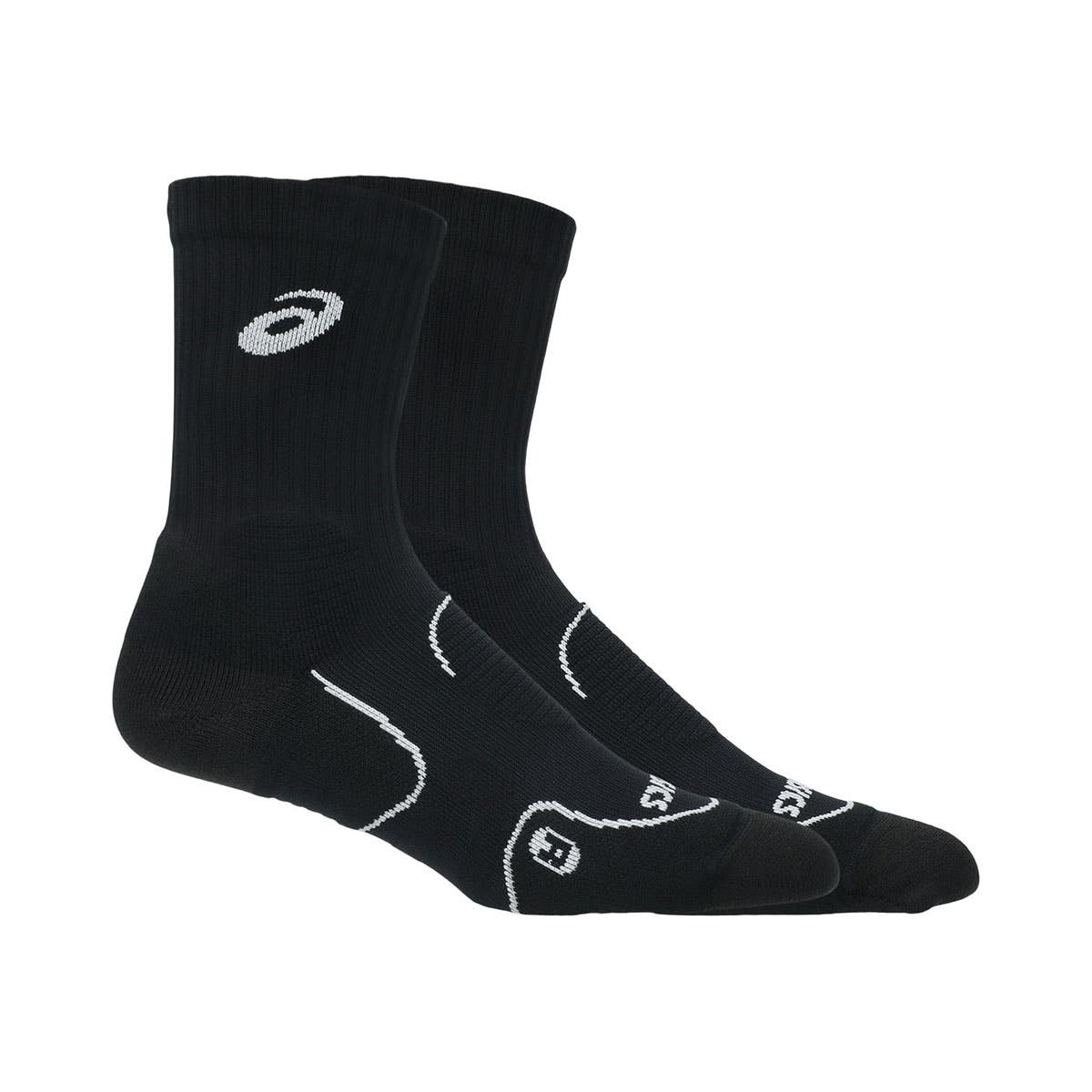 CALCETINES ASICS COURT+ TENNIS CREW NEGRO