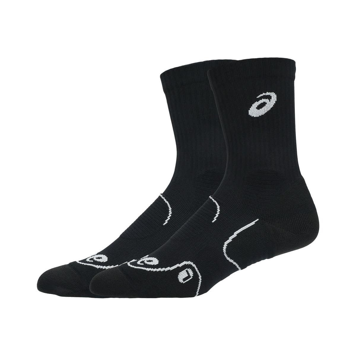 CALCETINES ASICS COURT+ TENNIS CREW NEGRO
