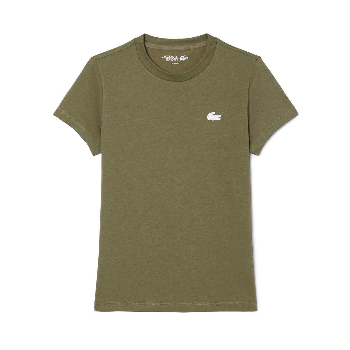 CAMISETA LACOSTE CORE PERFORMANCE MUJER MARRÓN