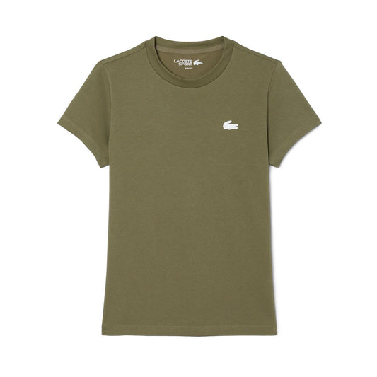 CAMISETA LACOSTE CORE PERFORMANCE MUJER MARRÓN