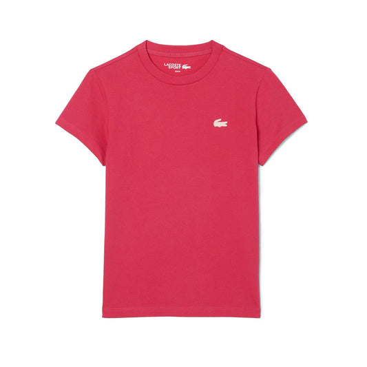 CAMISETA LACOSTE CORE PERFORMANCE MUJER ROJO