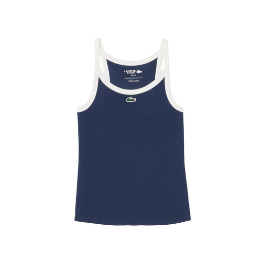 Camiseta SIN MANGAS Lacoste Core Performance MUJER Azul marino