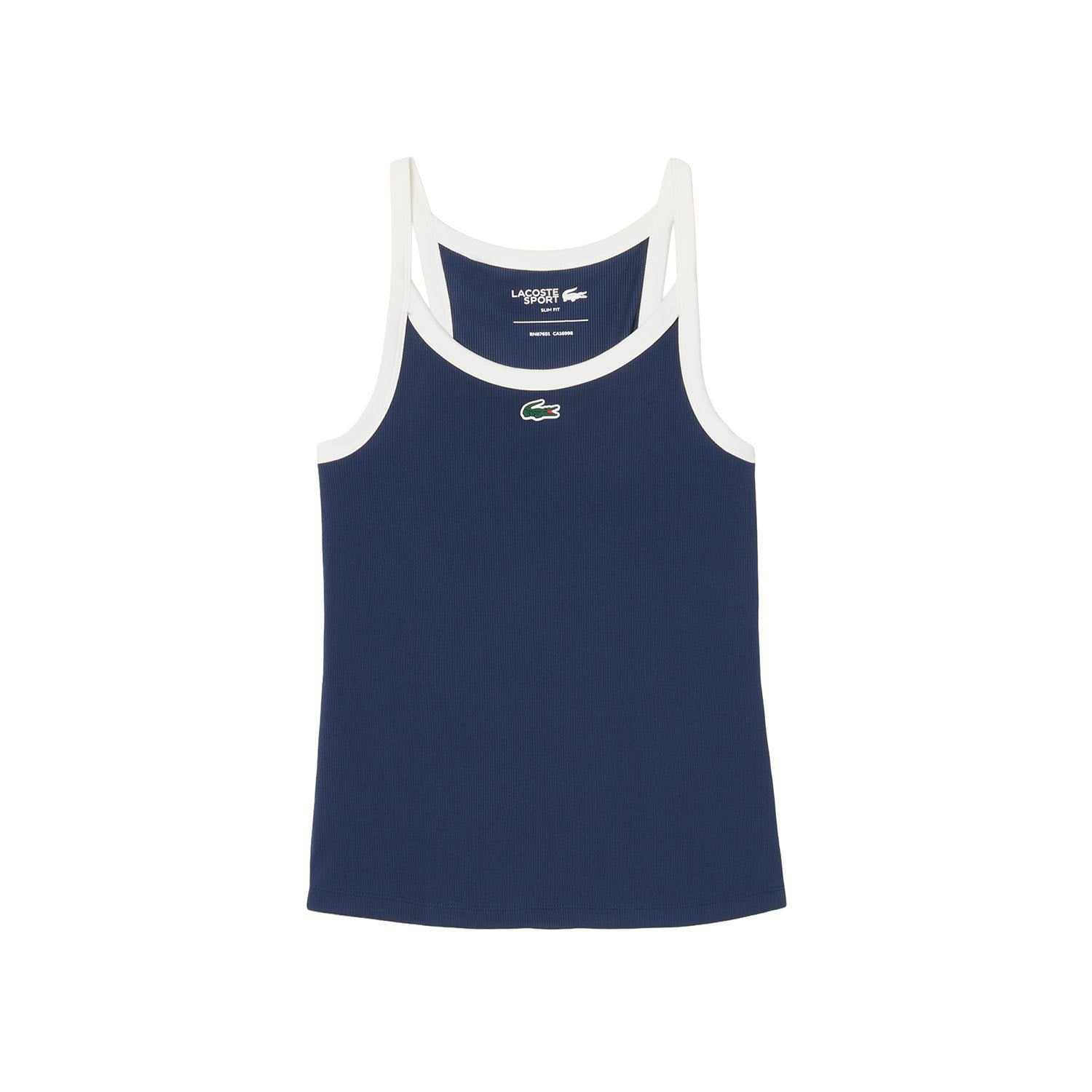 Camiseta SIN MANGAS Lacoste Core Performance MUJER Rojo