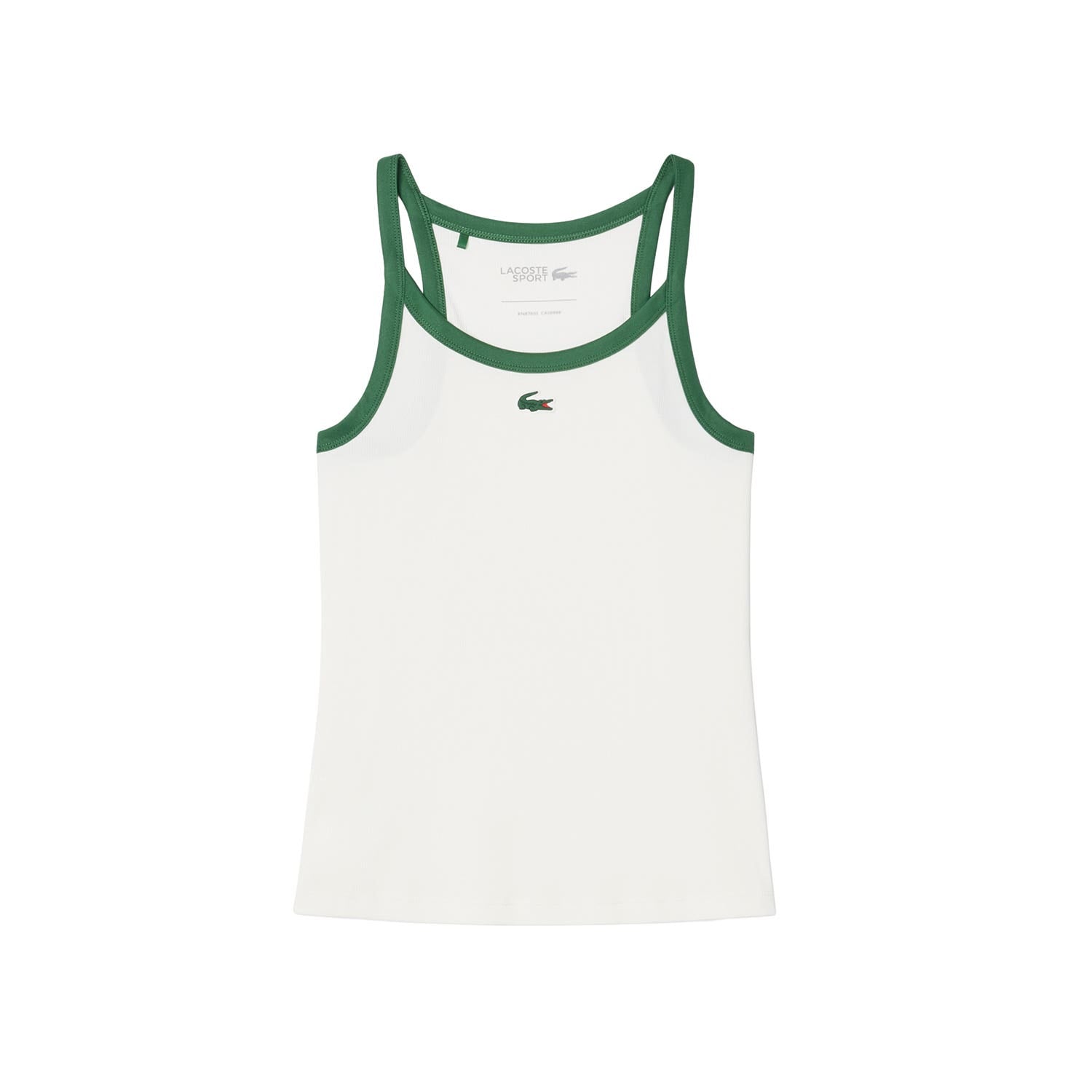CAMISETA SIN MANGAS LACOSTE CORE PERFORMANCE MUJER BLANCO