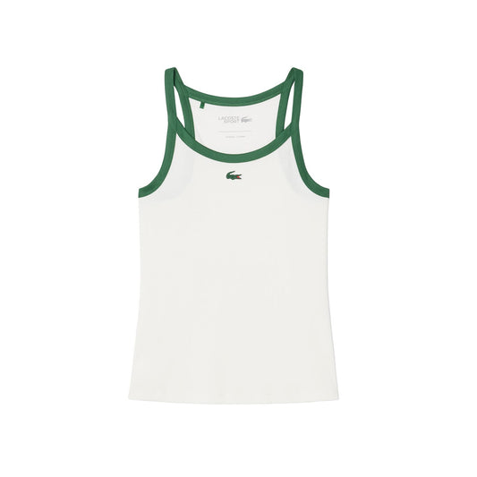 CAMISETA SIN MANGAS LACOSTE CORE PERFORMANCE MUJER BLANCO