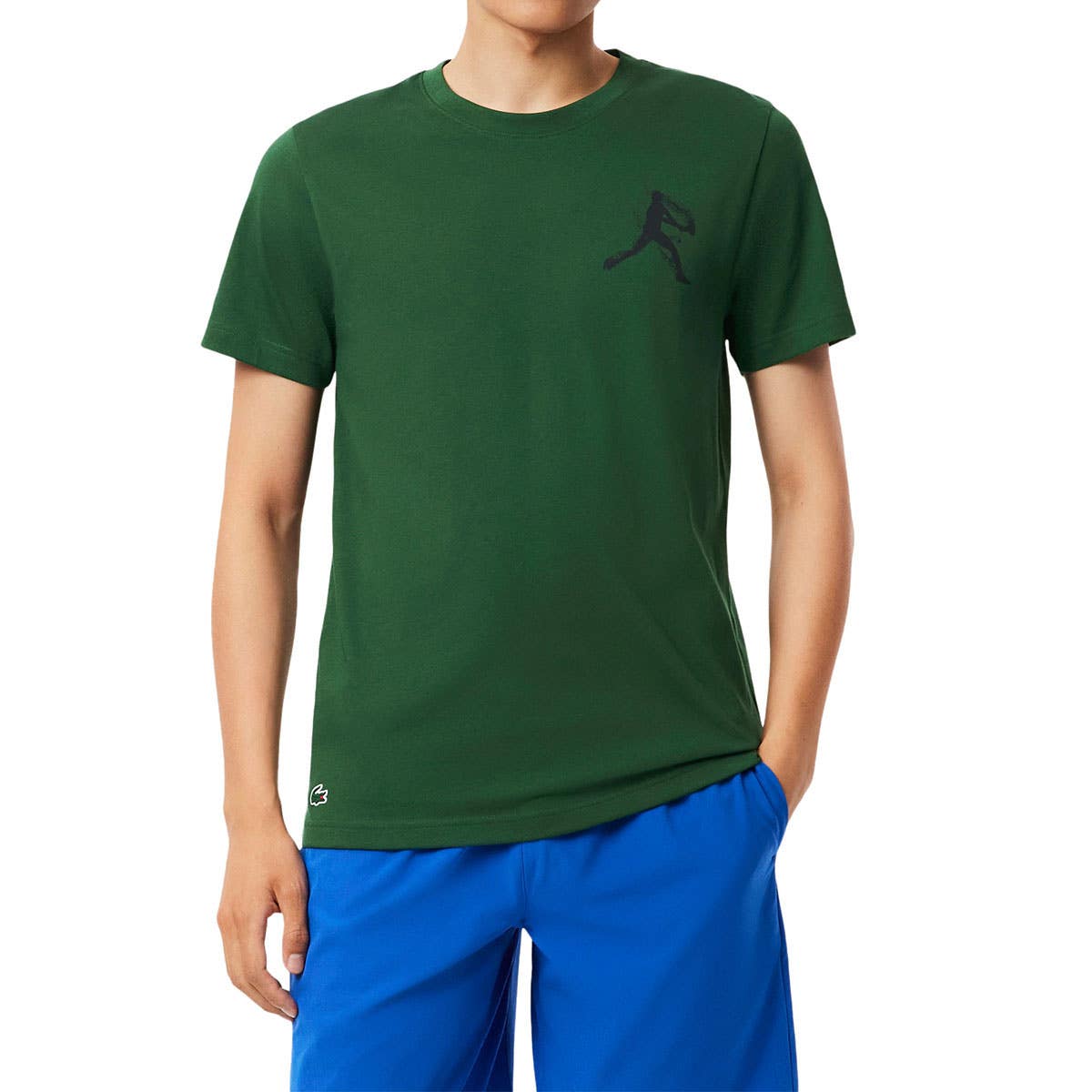 CAMISETA Y GORRA LACOSTE DJOKOVIC FAN PACK VERDE
