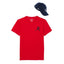 CAMISETA Y GORRA LACOSTE DJOKOVIC FAN PACK ROJO