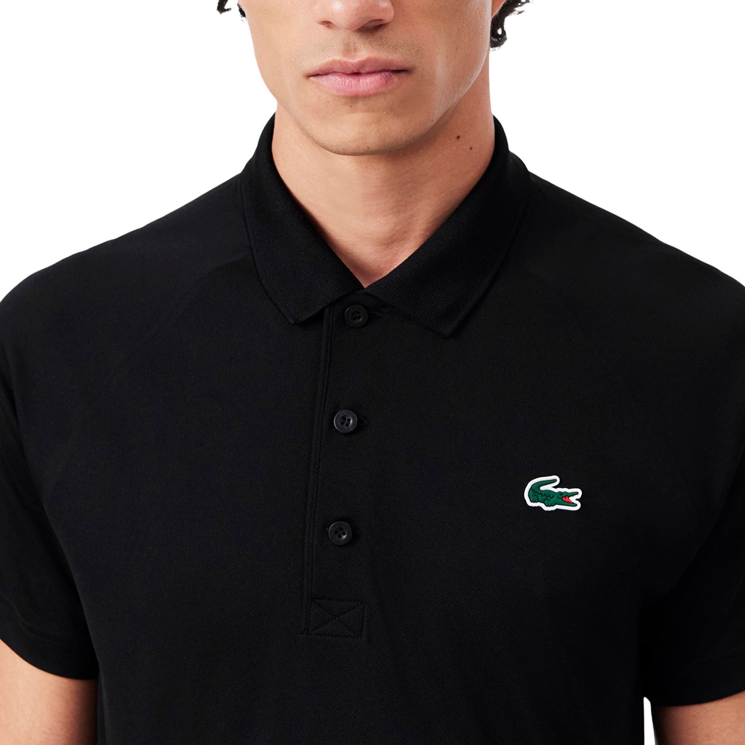 POLO LACOSTE HOMBRE NEGRO