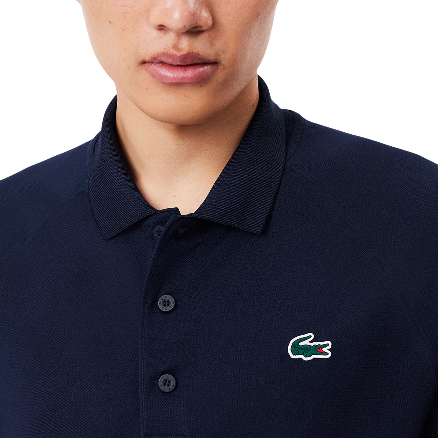 POLO LACOSTE HOMBRE AZUL MARINO