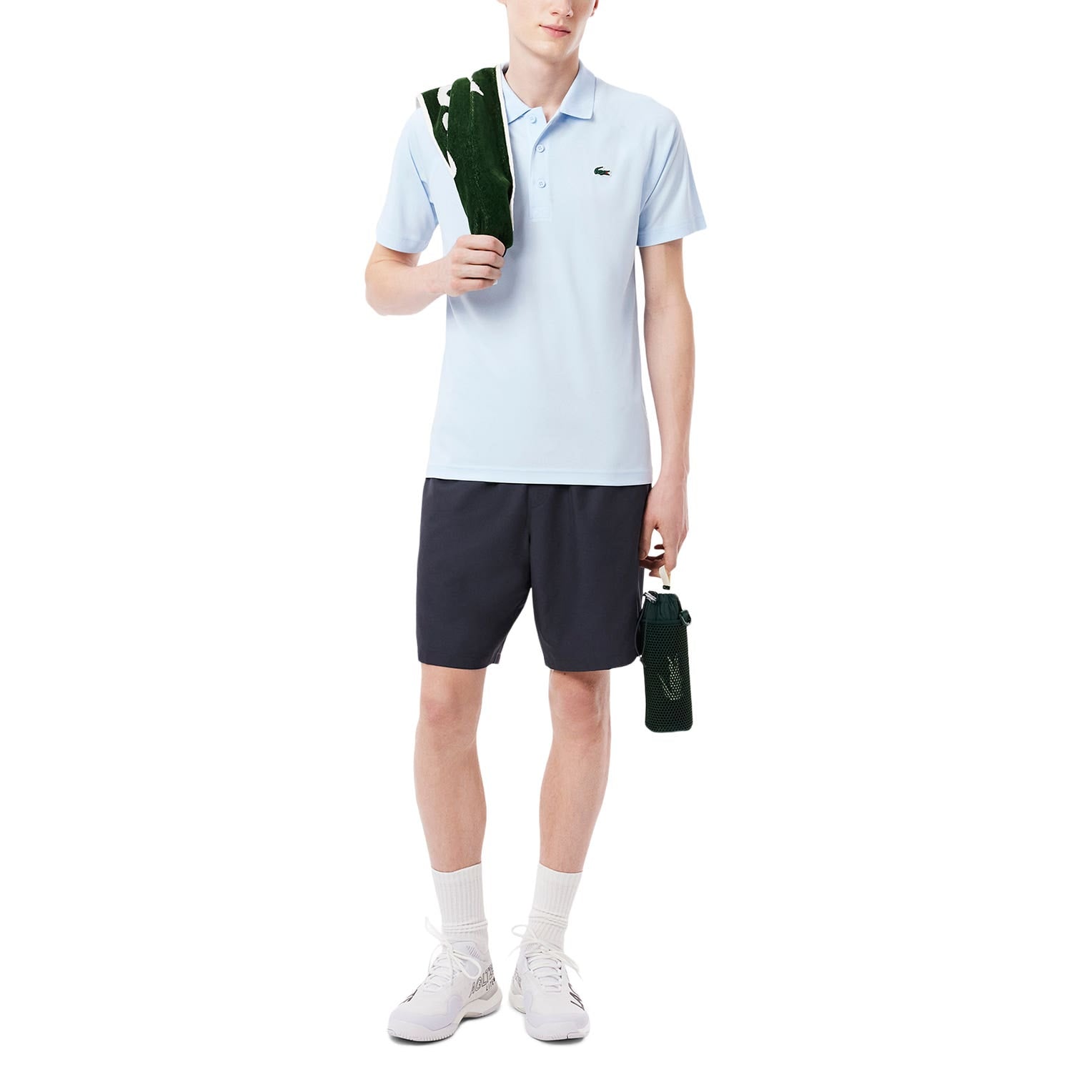 POLO LACOSTE HOMBRE AZUL AGUA