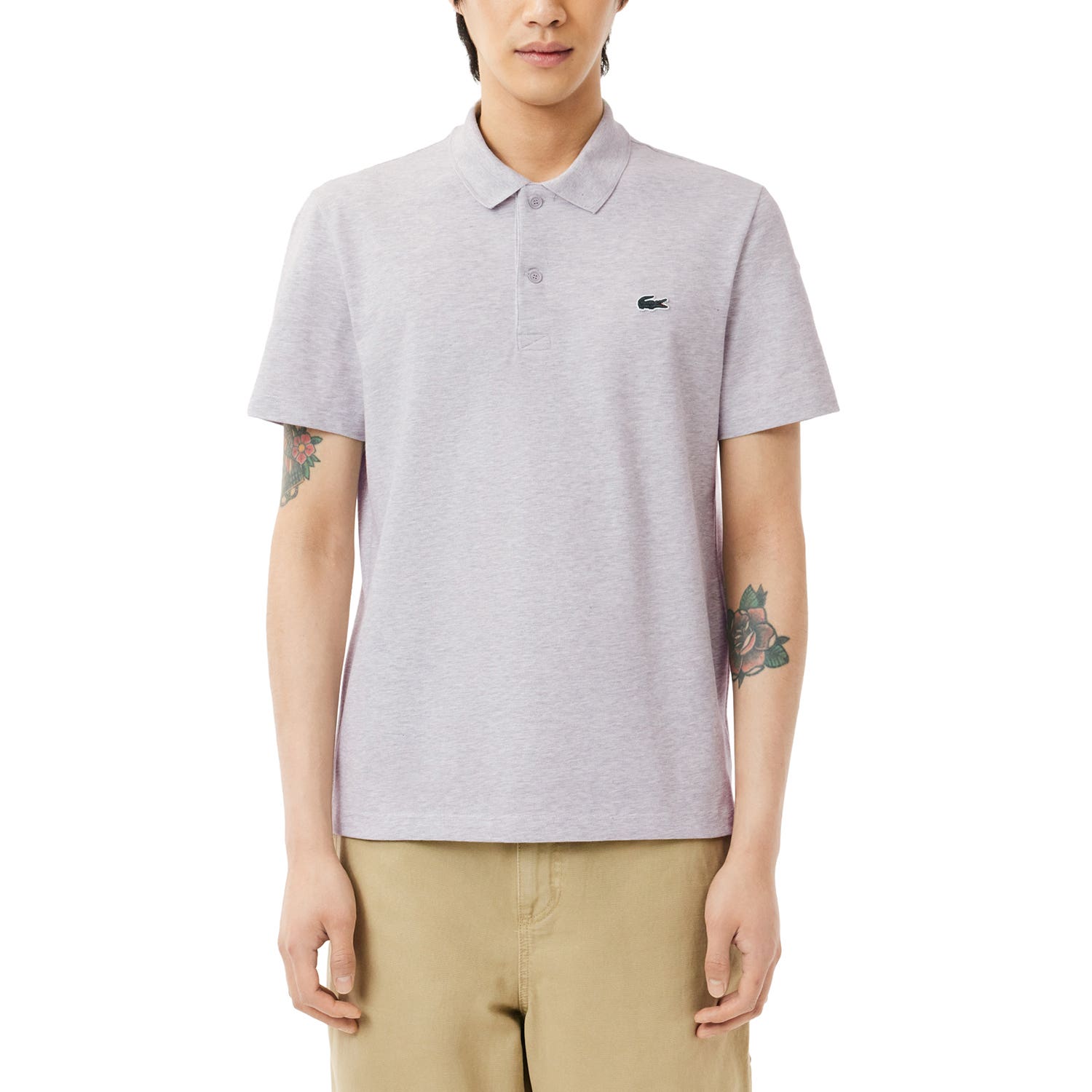 POLO LACOSTE CORE PERFORMANCE GRIS