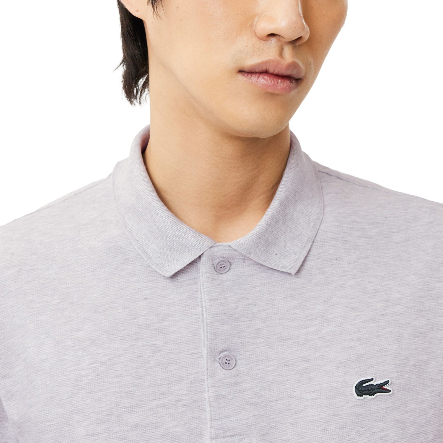 POLO LACOSTE CORE PERFORMANCE GRIS