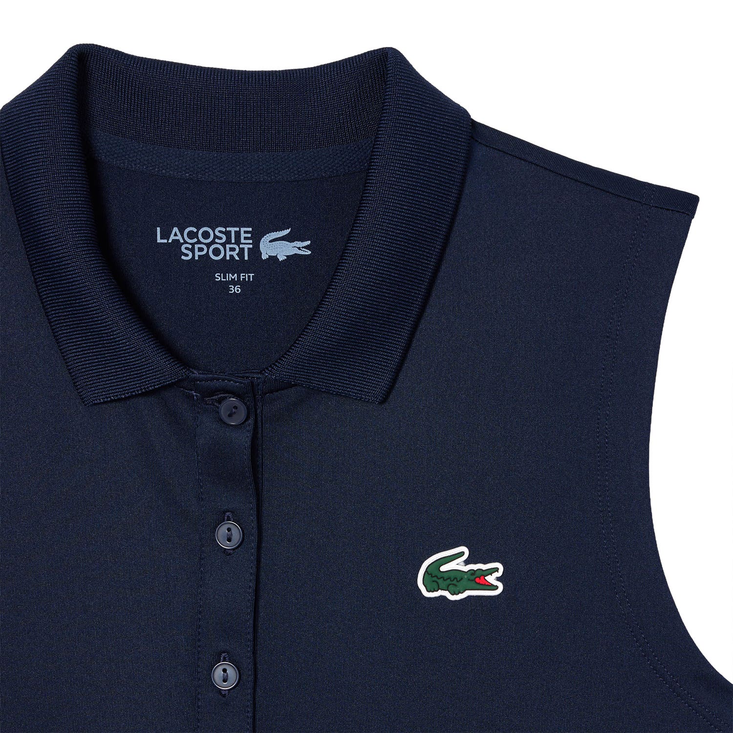 POLO LACOSTE CORE PERFORMANCE MUJER AZUL MARINO
