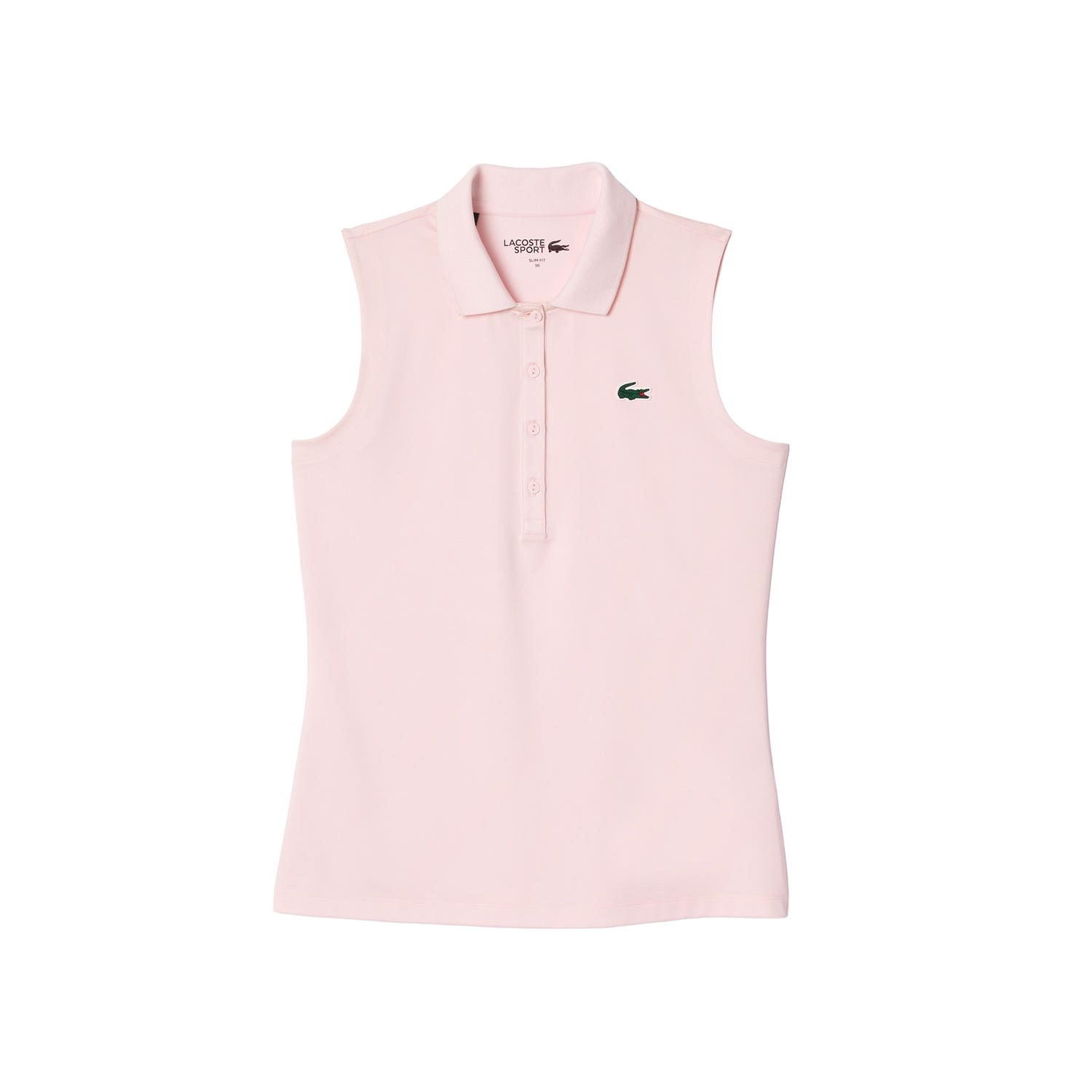 POLO LACOSTE CORE PERFORMANCE MUJER ROSA