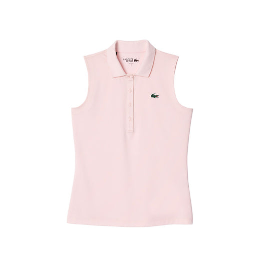 POLO LACOSTE CORE PERFORMANCE MUJER ROSA