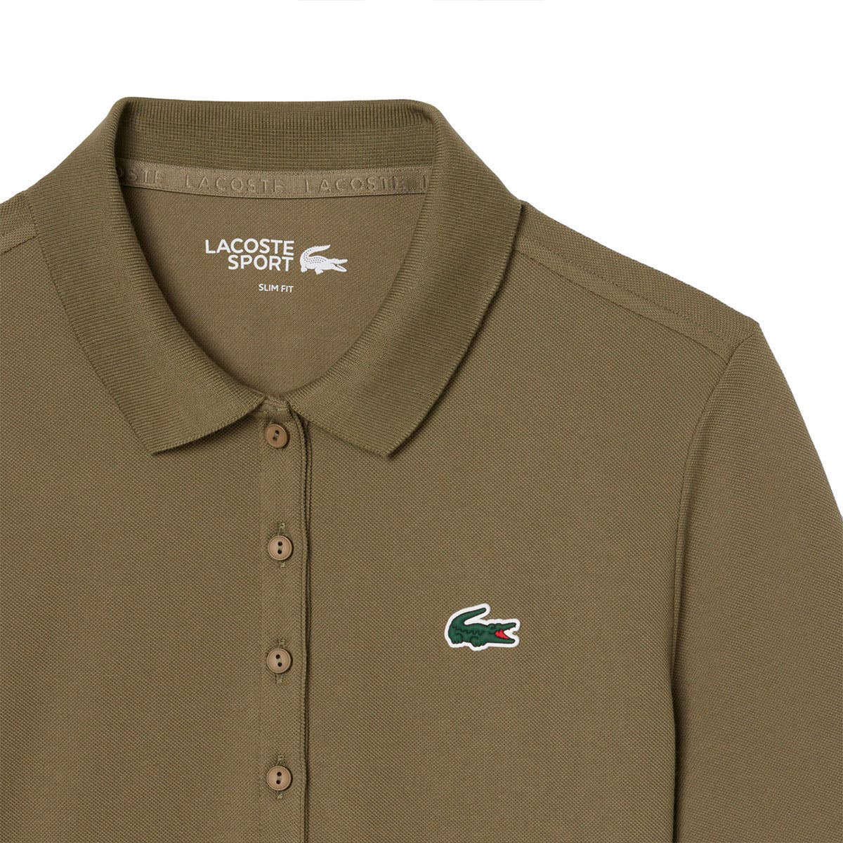 POLO LACOSTE CORE PERFORMANCE PF8631 MUJER MARRÓN