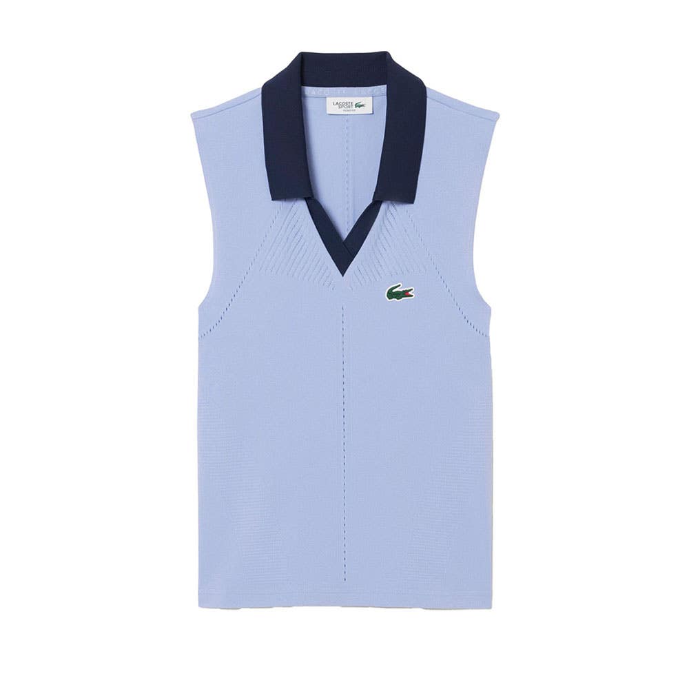 POLO LACOSTE PLAYERS COLLECTION MUJER LILA