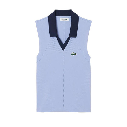 POLO LACOSTE PLAYERS COLLECTION MUJER LILA