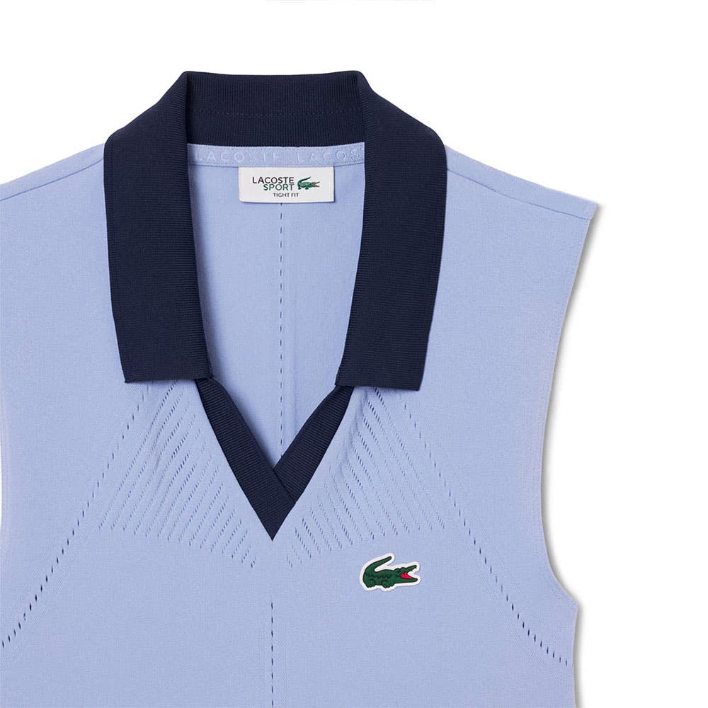 POLO LACOSTE PLAYERS COLLECTION MUJER LILA