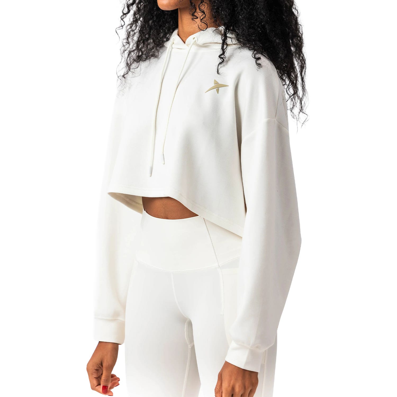SUDADERA DROP SHOT NOOR MUJER BLANCO