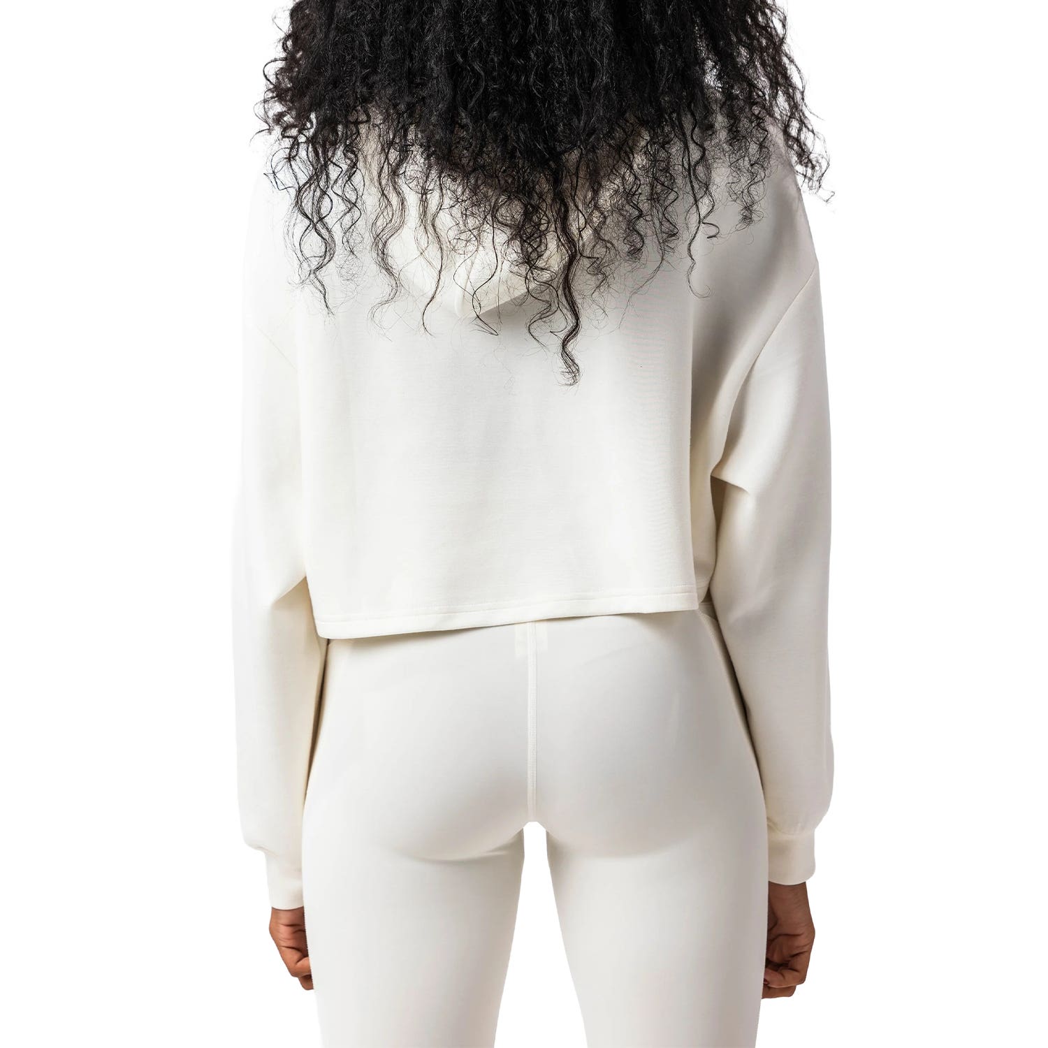 SUDADERA DROP SHOT NOOR MUJER BLANCO