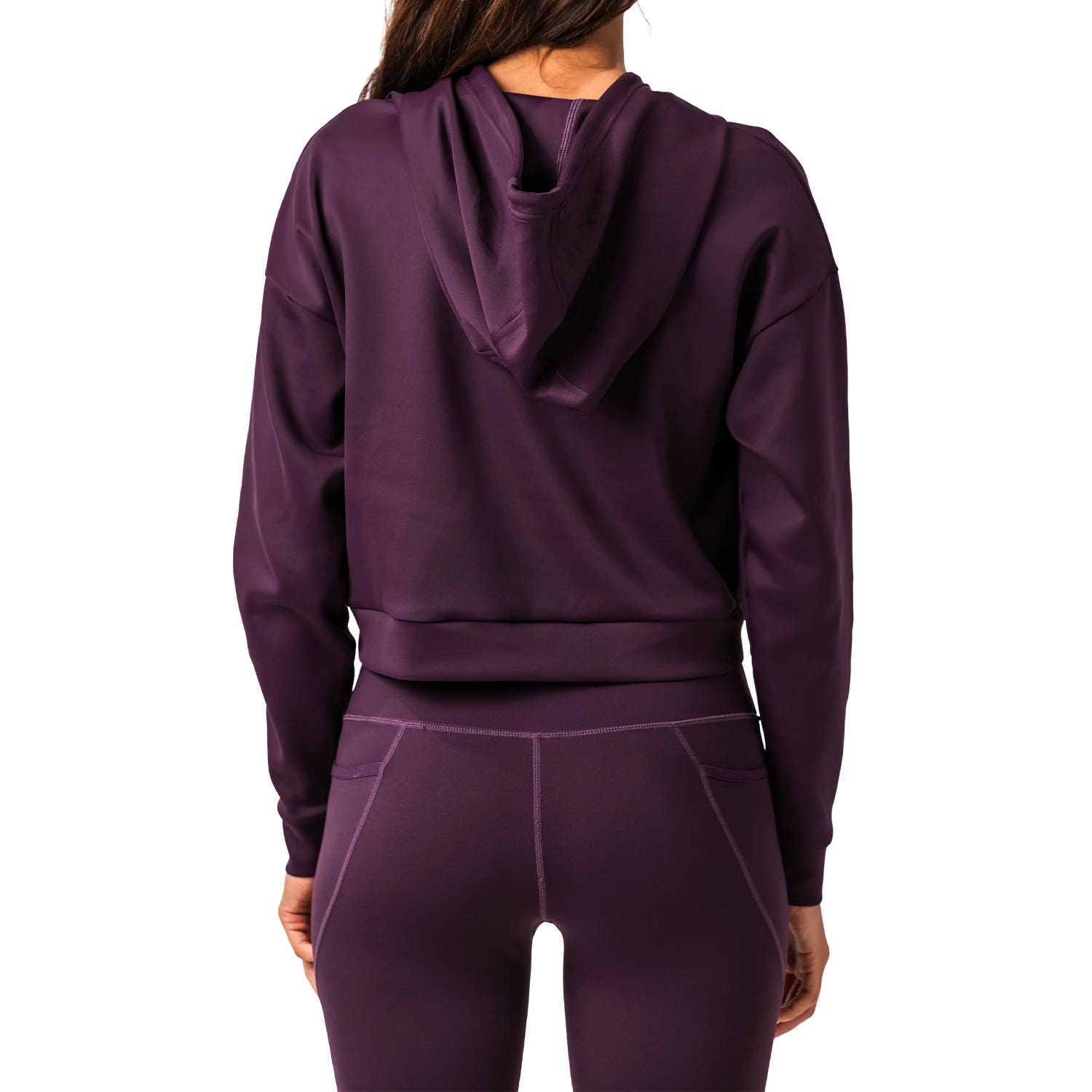 SUDADERA DROP SHOT VANIA MUJER MORADO