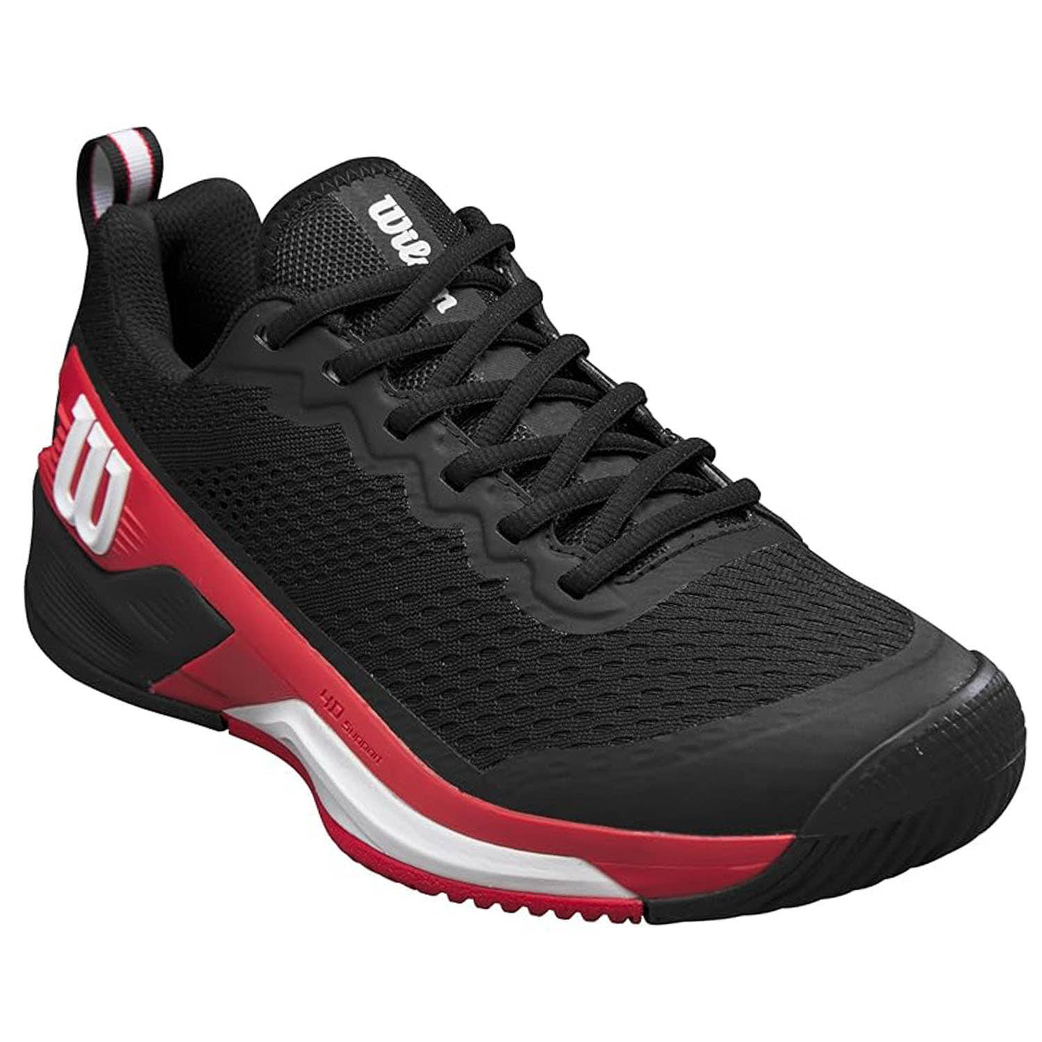 WILSON RUSH PRO 4.5 ALL COURT NEGRO/ROJO WRS334330
