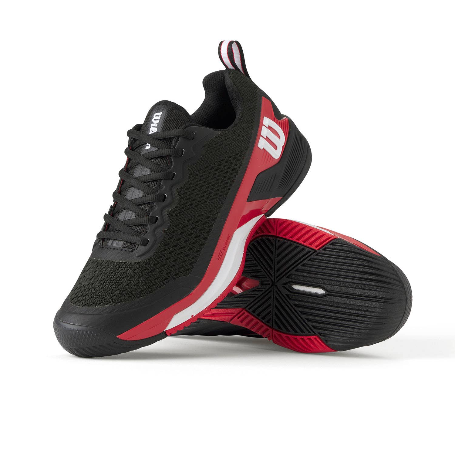 WILSON RUSH PRO 4.5 ALL COURT NEGRO/ROJO WRS334330