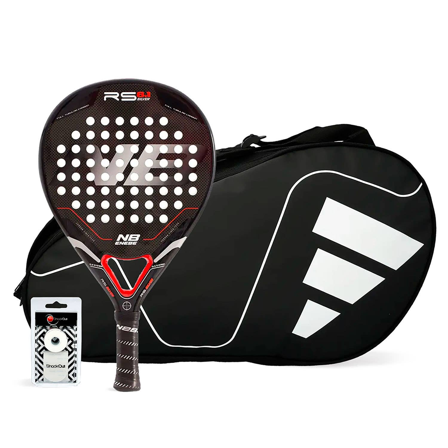 PACK ENEBE 8 SILVER PALETERO CARBON CONTROL