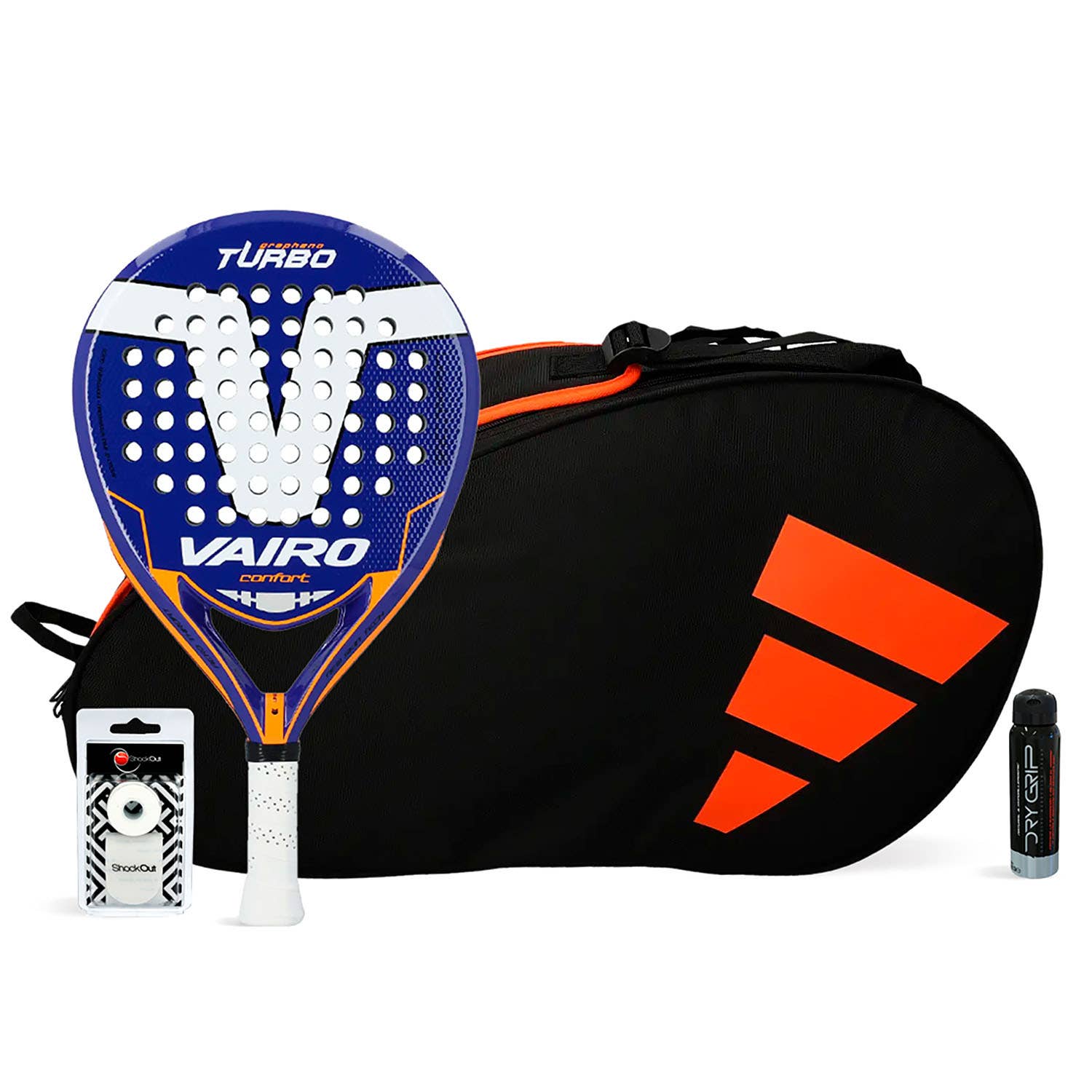 PACK VAIRO TURBO CONFORT PALETERO ADIDAS CONTROL ORANGE