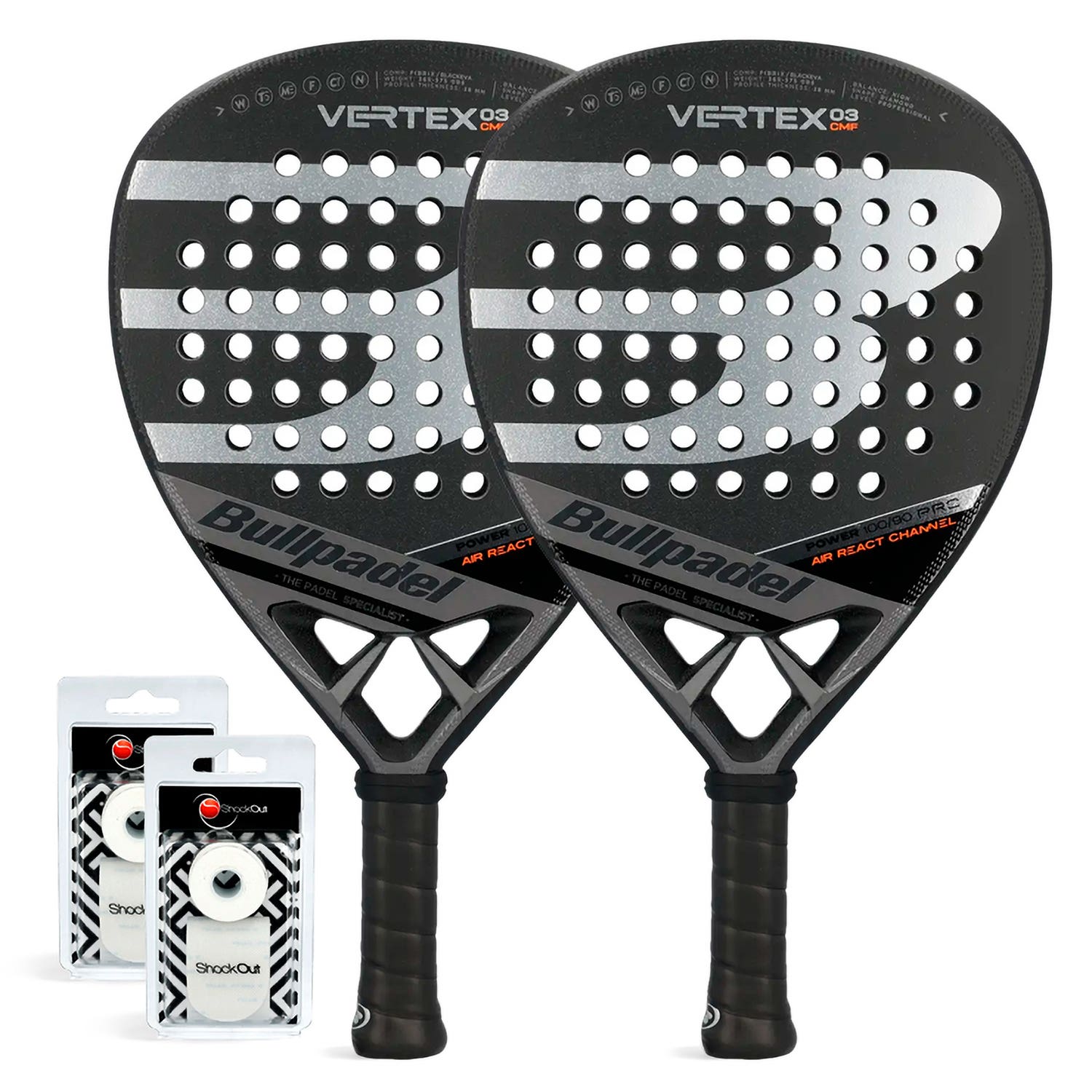 PACK DÚO BULLPADEL VERTEX X-SERIES