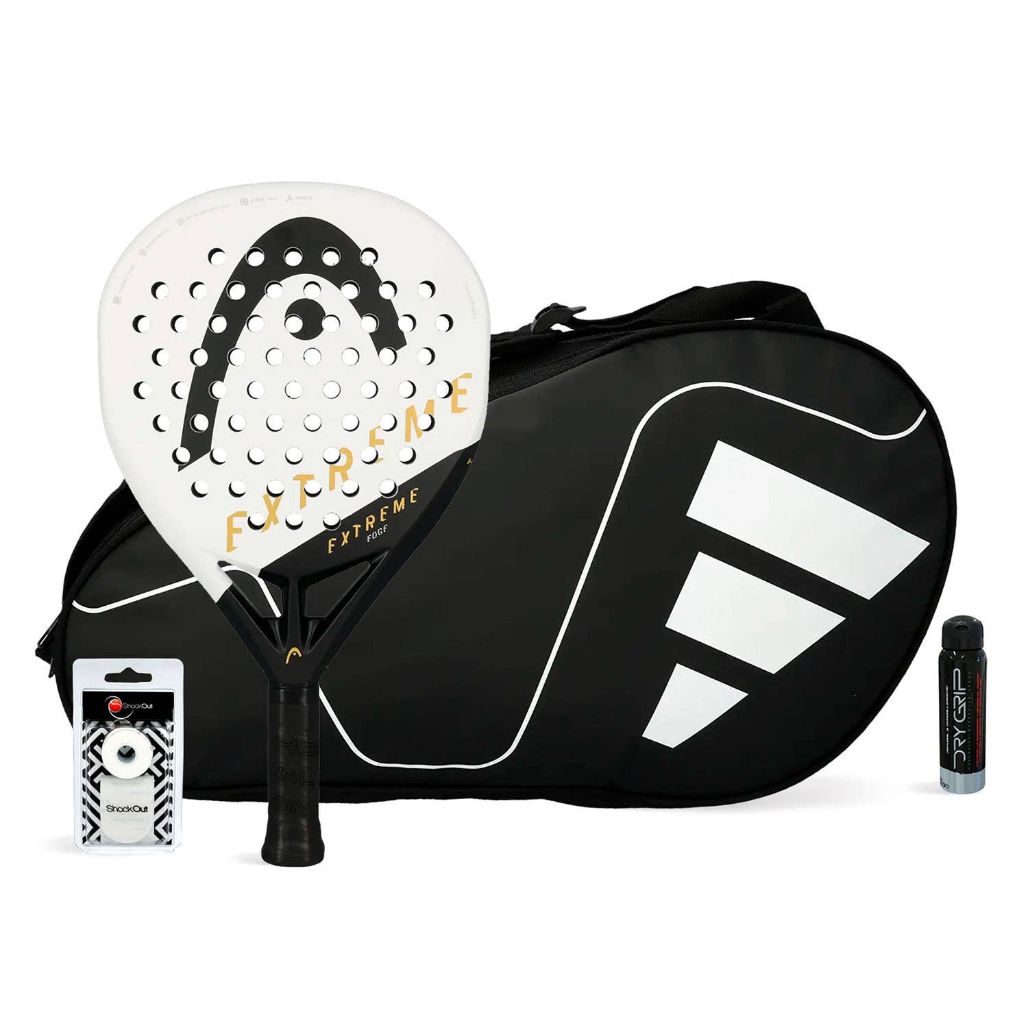 PACK HEAD EDGE EXTREME WHITE PALETERO ADIDAS CARBON CTR WHITE