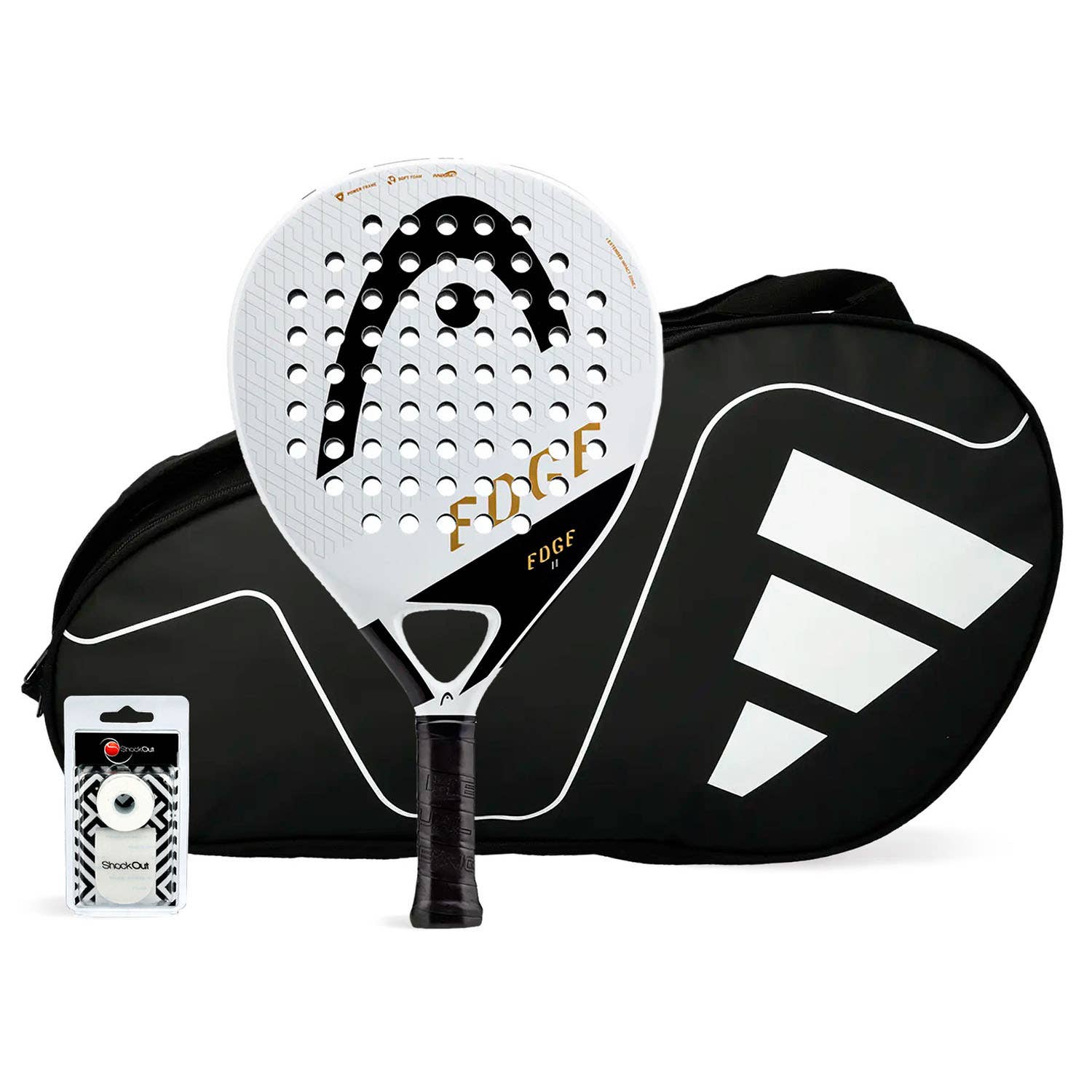 PACK HEAD EDGE II WHITE PALETERO ADIDAS CARBON CTR WHITE