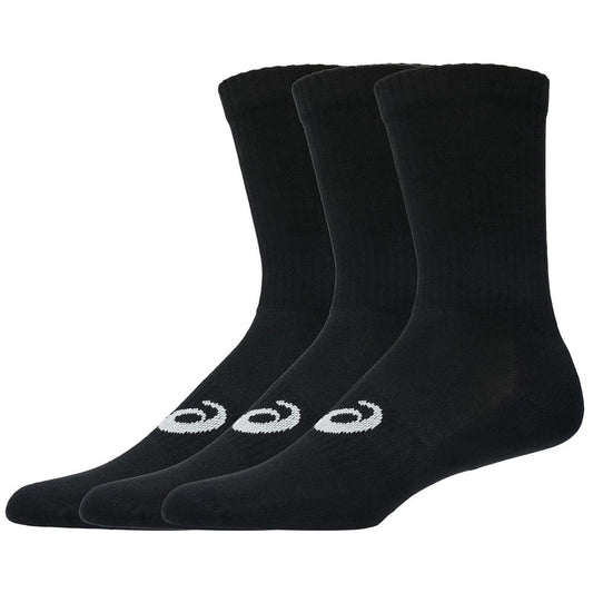PACK 3 CALCETINES ALTOS ASICS NEGRO