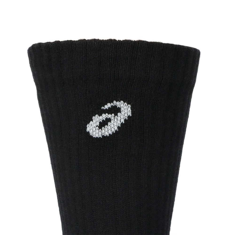 PACK 3 CALCETINES ALTOS ASICS NEGRO