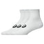 CALCETINES ASICS 3 PACK QUARTER SOCK BLANCO 3033C299