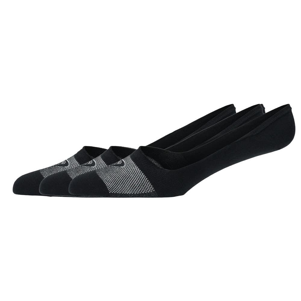 PACK 3 CALCETINES INVISBLES ASICS NEGRO