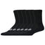 CALCETINES ASICS 6 PACK CREW SOCK NEGRO 3033C302