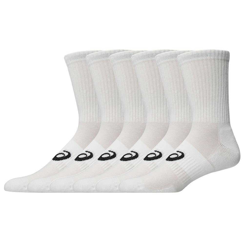 PACK 6 CALCETINES ALTOS ASICS BLANCO
