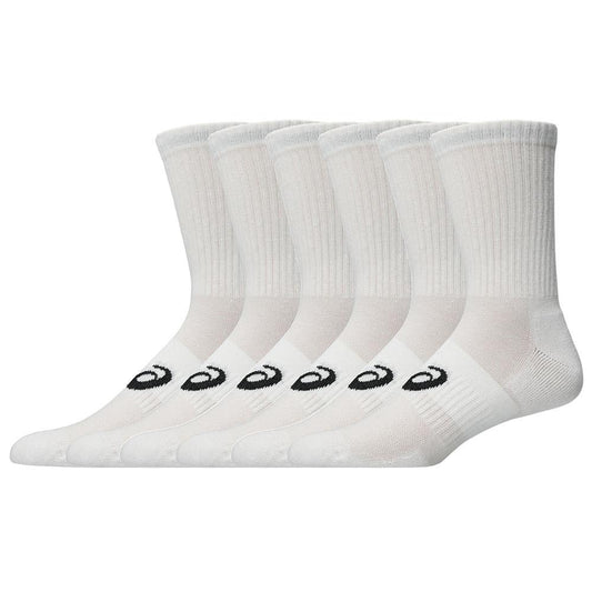 PACK 6 CALCETINES ALTOS ASICS BLANCO
