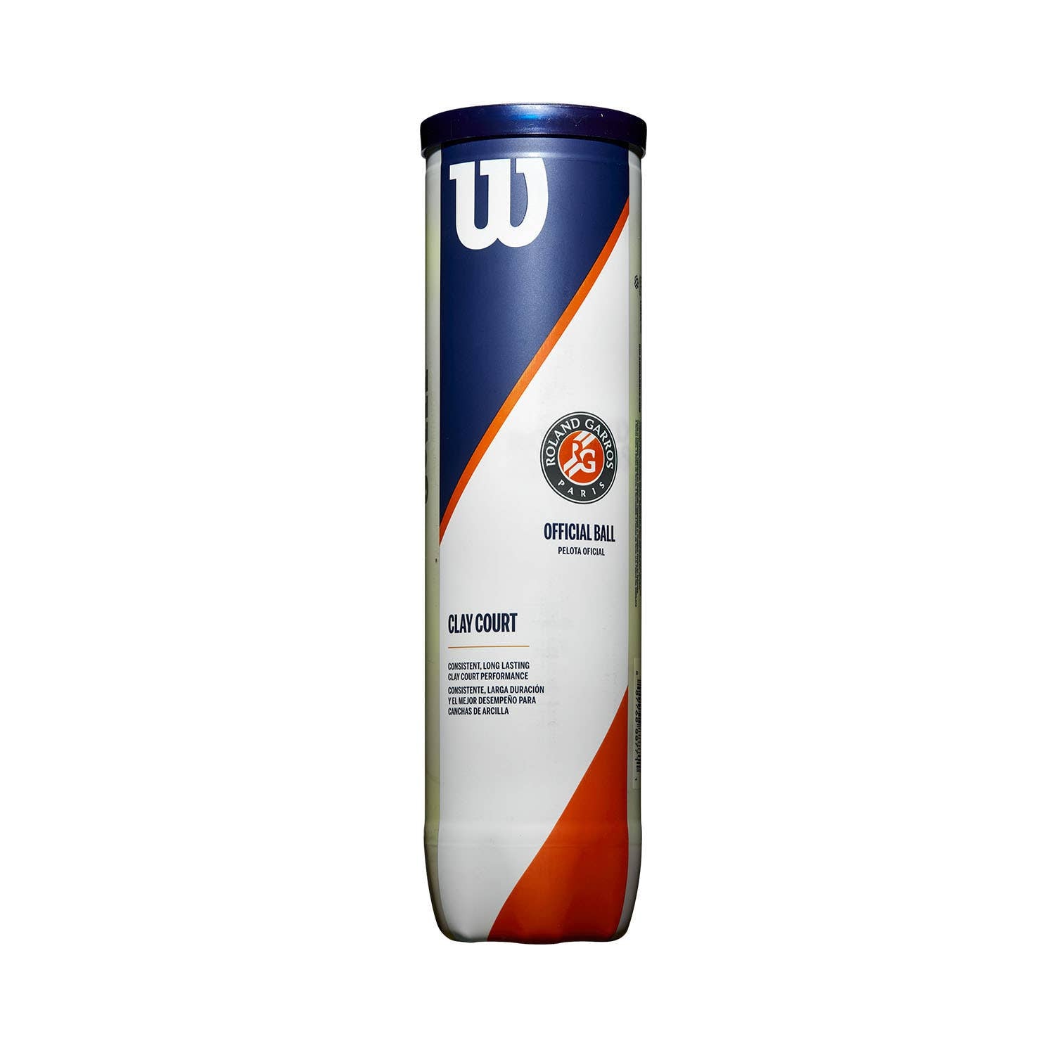 BOTE DE 4 BOLAS DE TENIS WILSON ROLAND GARROS CLAY COURT WRT115000