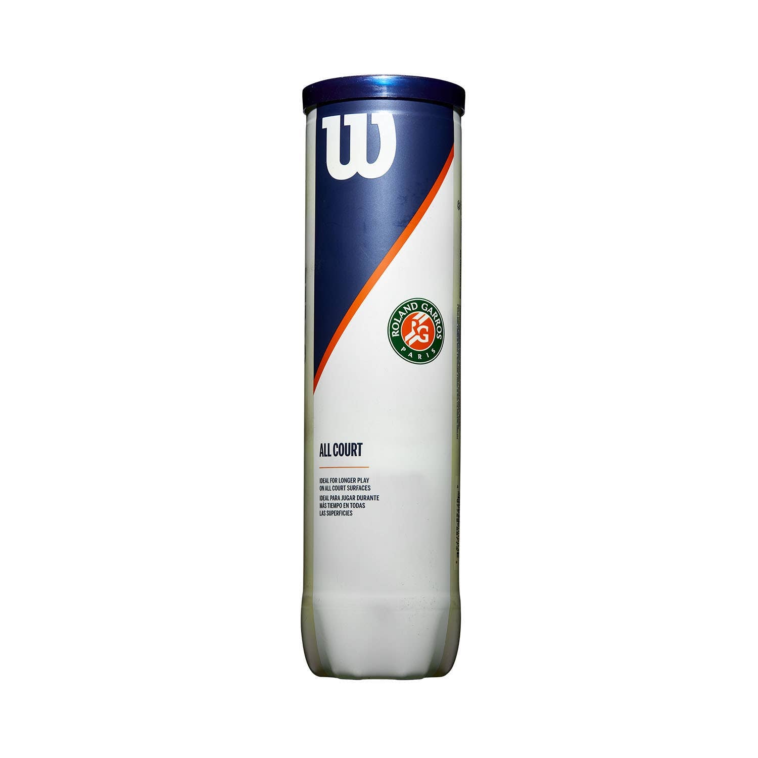 BOTE DE 4 BOLAS DE TENIS WILSON ROLAND GARROS ALL COURT