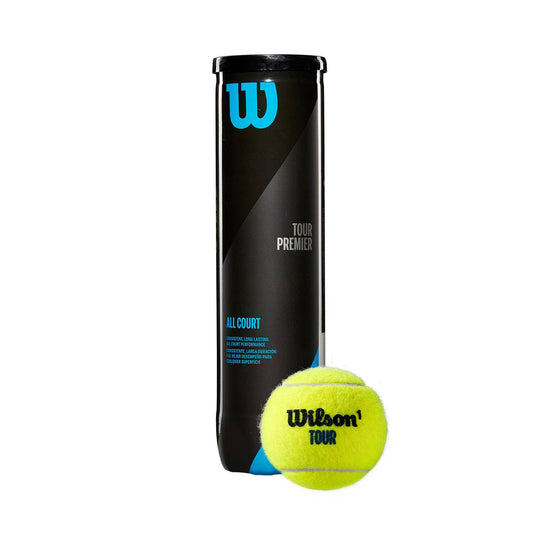 BOTE DE 4 BOLAS DE TENIS WILSON TOUR PREMIER ALL COURT