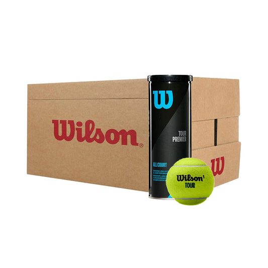 CAJON DE 24 BOTES DE 3 BOLAS WILSON TOUR PREMIER ALL COURT WRT109400